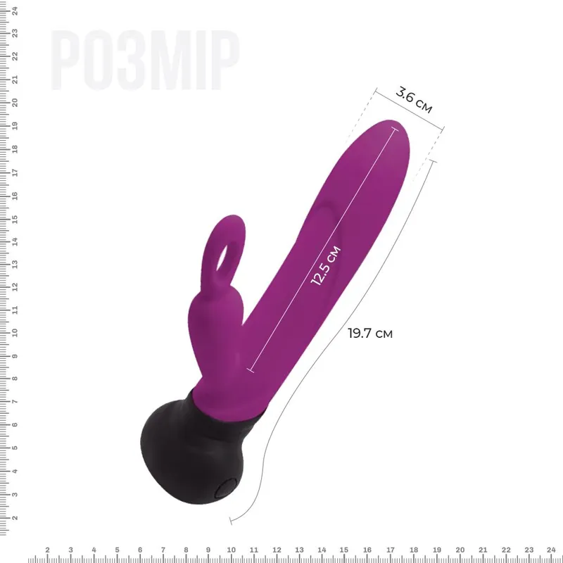 Вібратор-кролик Adrien Lastic Mini Bonnie, фіолетовий
