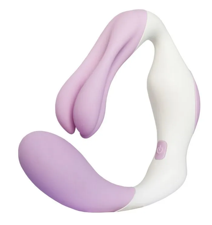 Вібратор Adrien Lastic O Venus, білий/рожевий