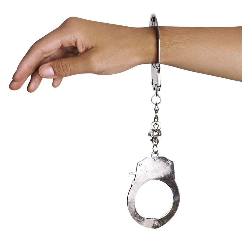 Наручники металеві Adrien Lastic Handcuffs Metallic, сріблясті