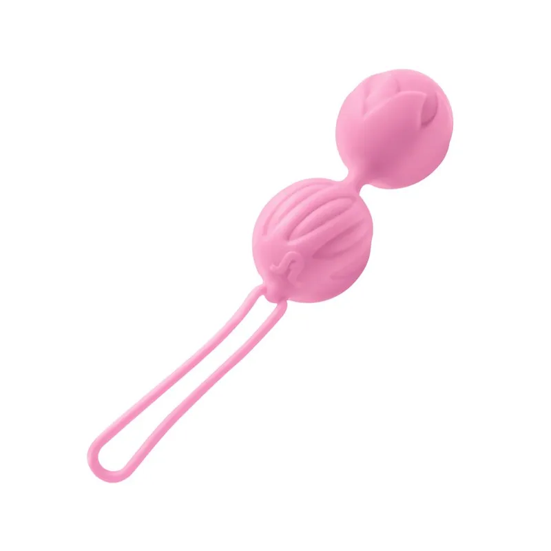 Вагінальні кульки Adrien Lastic Geisha Lastic Balls Mini Pink, діаметр 3,4 см, маса 85 г