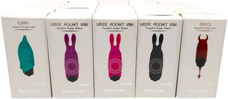 Набір мінівібраторів Adrien Lastic Pocket Vibe (25 штук)