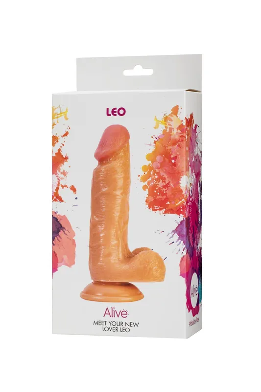Фалоімітатор реалістичний Alive Leo, тілесний, ПВХ, 17 см