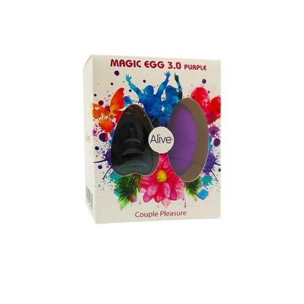Віброяйце Alive Magic Egg 3.0 Purple з пультом дистанційного керування