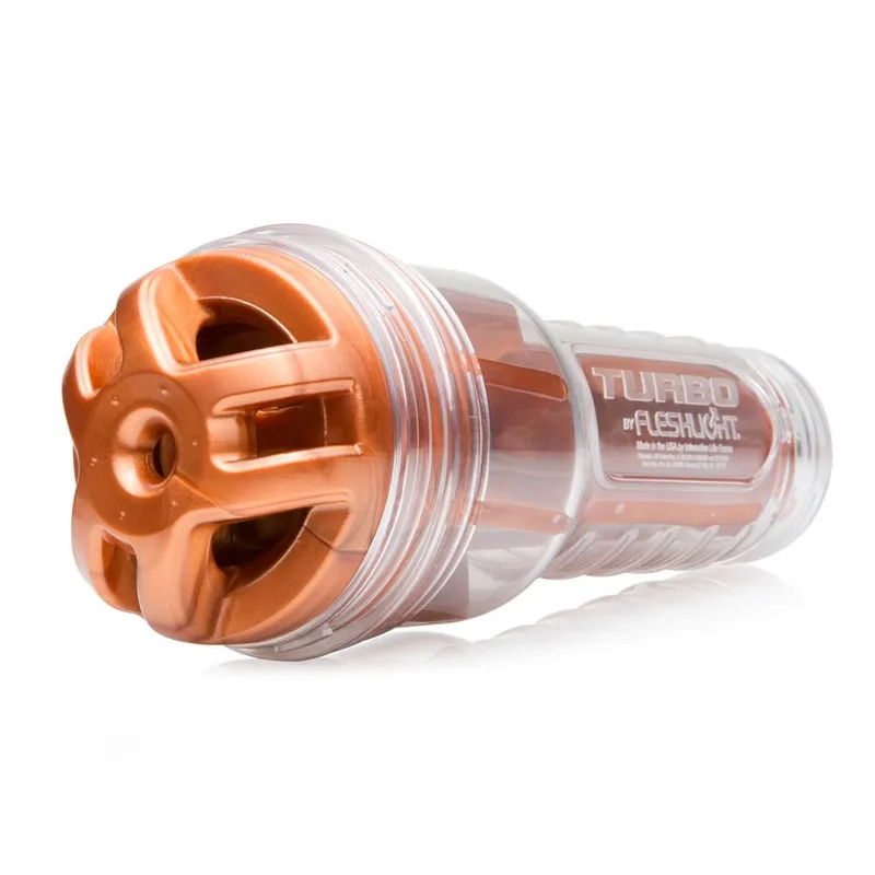 Мастурбатор Fleshlight Turbo Ignition Copper, помаранчевий