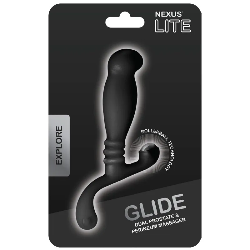 Масажер простати Nexus Glide Black, без вібрації, для новачків