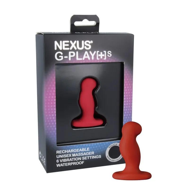 Вібромасажер простати Nexus G-Play Plus S Red, макс діаметр 2,3 см