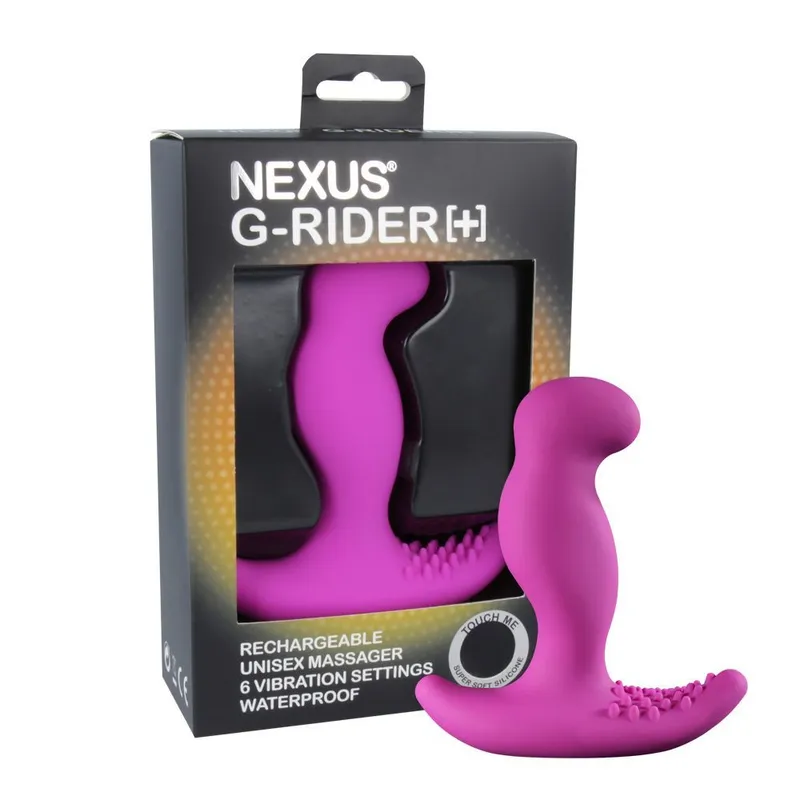 Масажер простати з вібрацією Nexus G-Rider Plus Purple, макс. діаметр 4,2 см