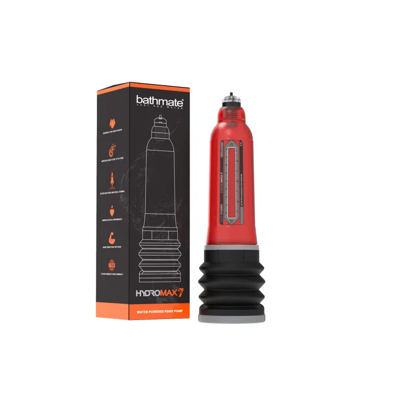 Гідропомпа Bathmate Hydromax 7 Red, для члена довжиною від 12,5 до 18 см