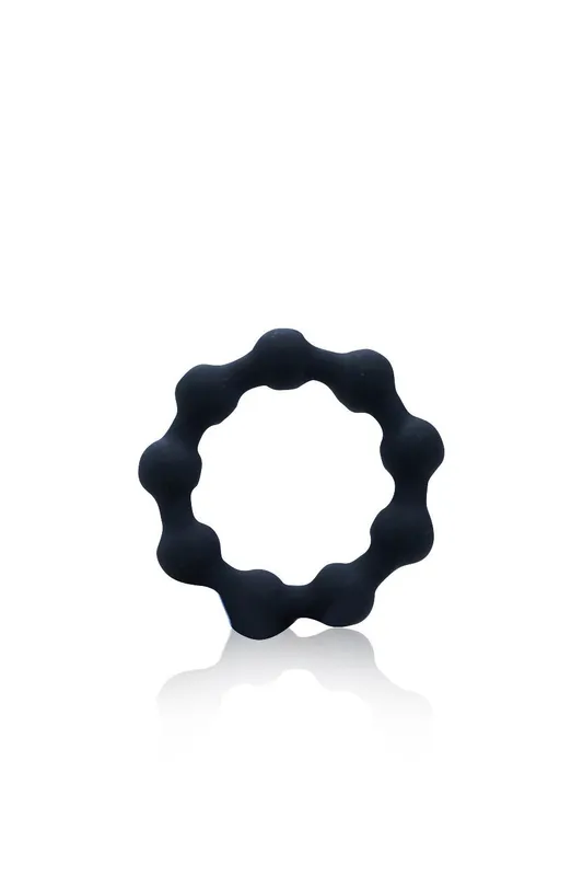 Ерекційне кільце Dorcel Maximize Ring зі стимулювальними кульками, чорне