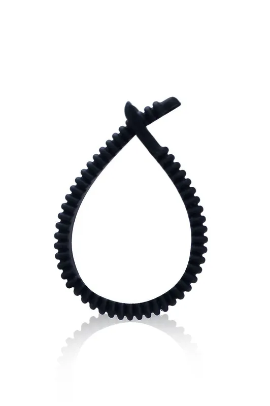 Ерекційне кільце-ласо Dorcel Adjust Ring, чорне, регульоване