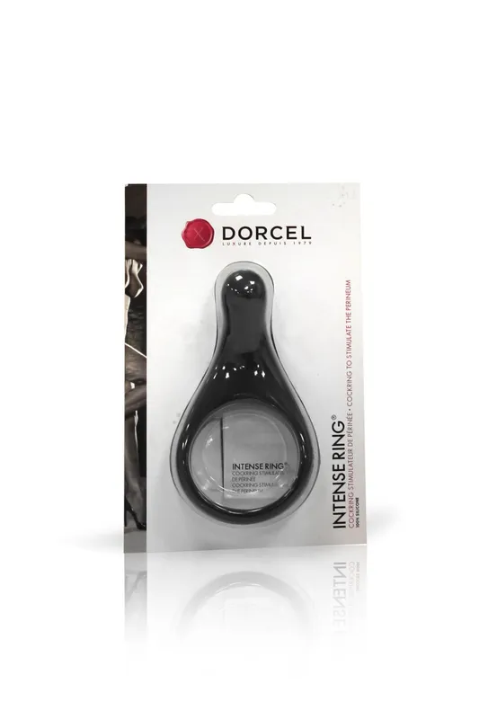 Ерекційне кільце Dorcel Intense Ring зі стимулятором, чорне