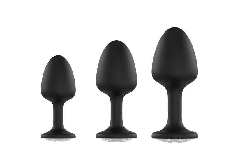 Анальна пробка Dorcel Geisha Plug Diamond L, максимальний діаметр 4 см