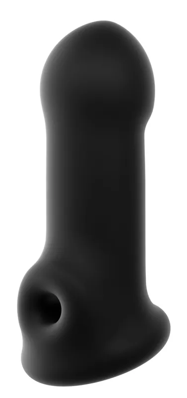 Насадка на член Dorcel Xtend Boy з кільцем для мошонки, чорна