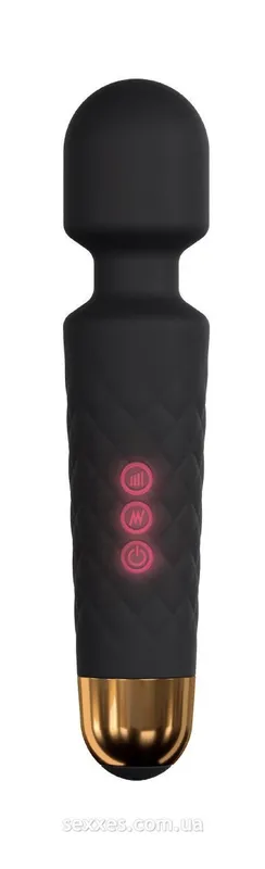 Вібромасажер Dorcel Wand Wanderful Black, силіконовий, водостійкий