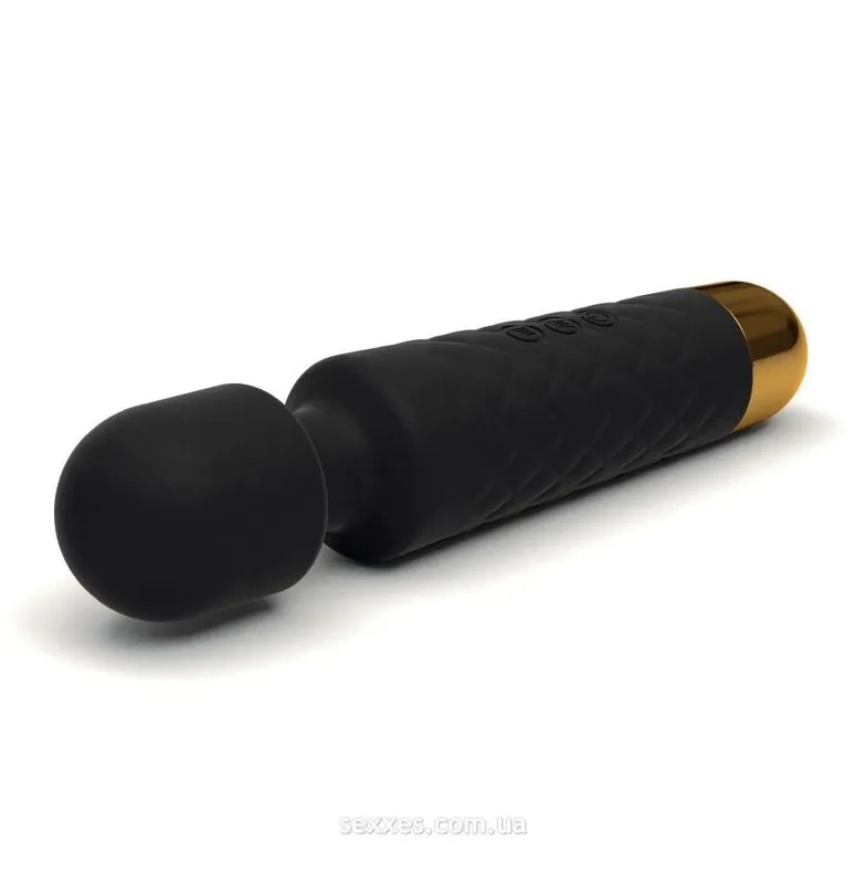 Вібромасажер Dorcel Wand Wanderful Black, силіконовий, водостійкий