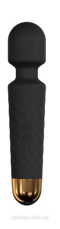 Вібромасажер Dorcel Wand Wanderful Black, силіконовий, водостійкий
