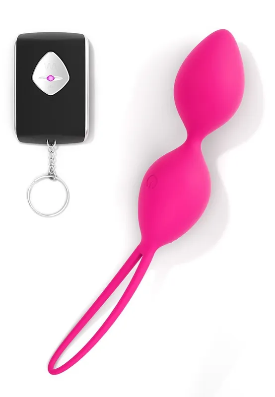 Вагінальні кульки Dorcel Divine Balls з вібрацією, рожеві