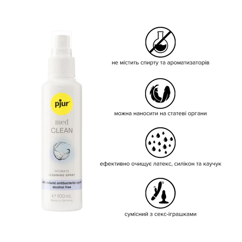 Очищувальний спрей Pjur med Clean Spray, 100 мл