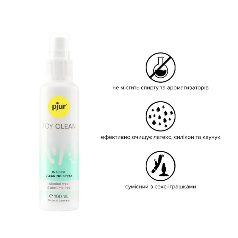 Антибактеріальний спрей для секс-іграшок pjur Toy Clean, 100 мл