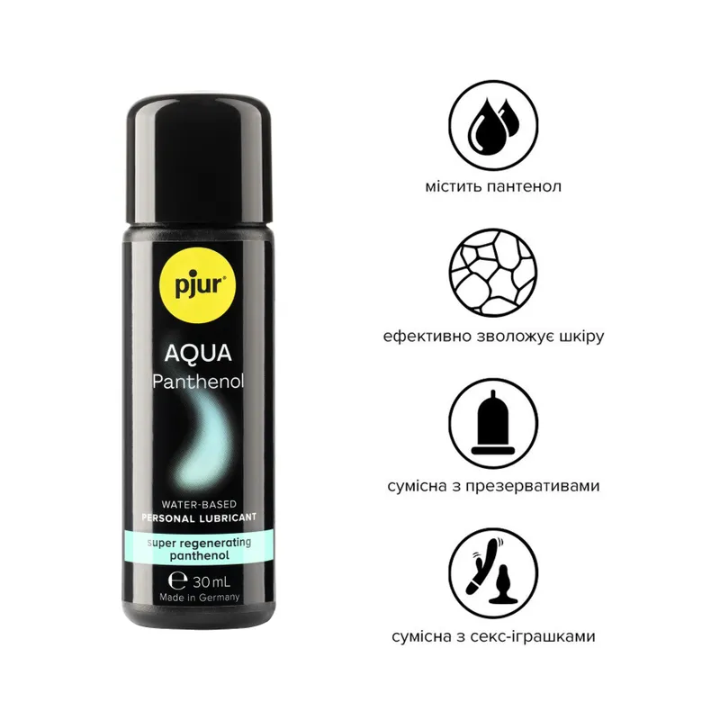 Лубрикант на водній основі Pjur AQUA Panthenol, 30 мл