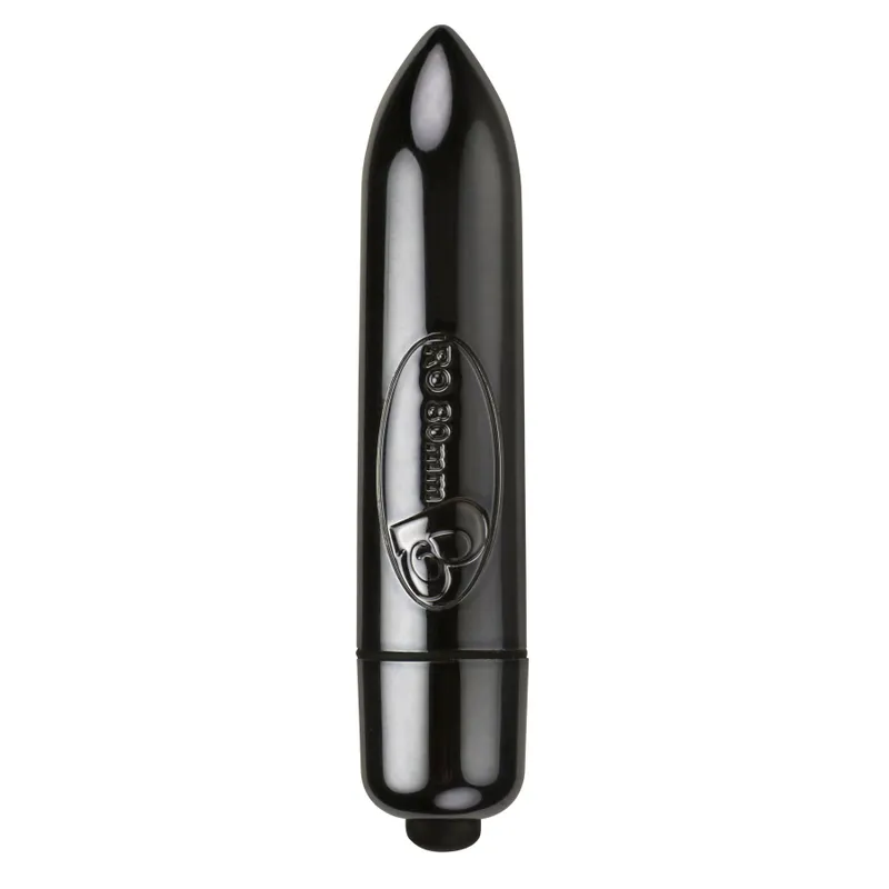 Віброкуля Rocks Off RO-80mm 7 Speed Midnight Metal, чорна