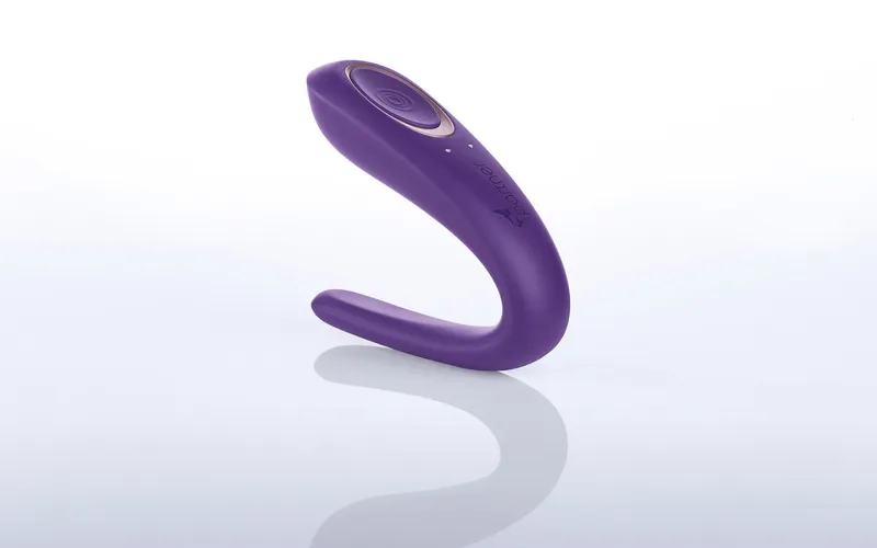 Вібратор для пар Satisfyer Double Classic, фіолетовий