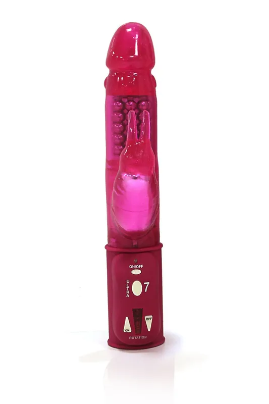 Вібратор-кролик Dorcel Orgasmic Rabbit Pink із перлинним масажем