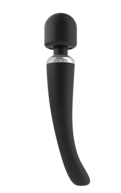 Вібромасажер Dorcel Megawand Black, 160 режимів, перезаряджуваний