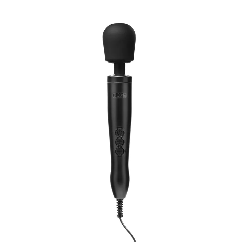 Вібромасажер Doxy Original Black, потужний, живлення від мережі 220В