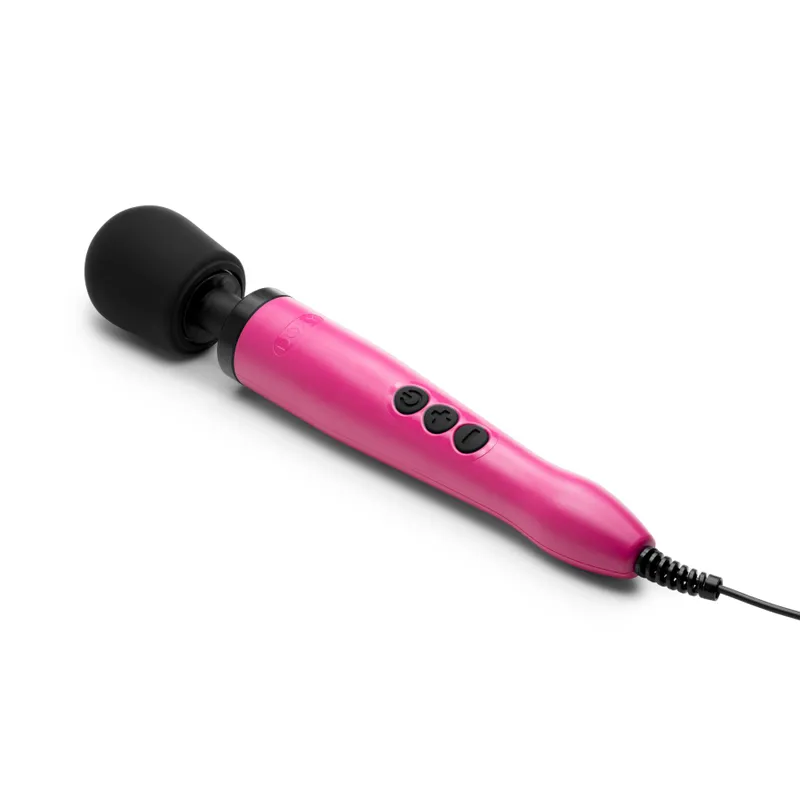 Вібромасажер Doxy Wand Original, рожевий, живлення від мережі 220В