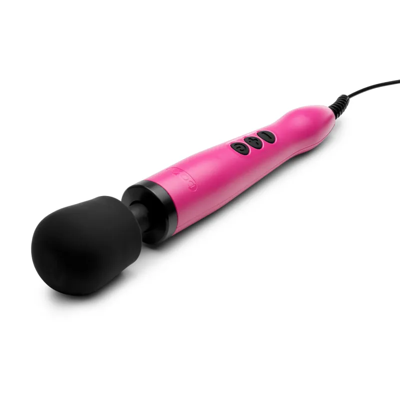 Вібромасажер Doxy Wand Original, рожевий, живлення від мережі 220В
