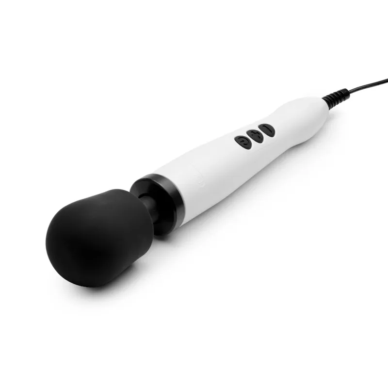 Вібромасажер DOXY Wand Original White, потужний, живлення від мережі 220В