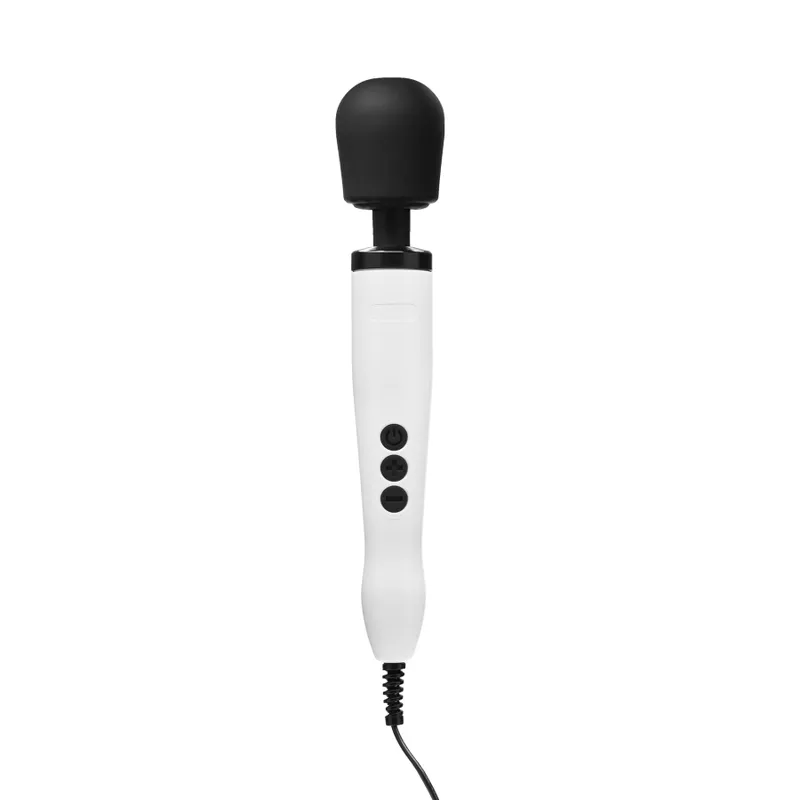 Вібромасажер DOXY Wand Original White, потужний, живлення від мережі 220В