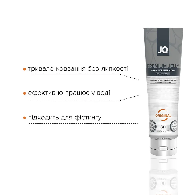 Лубрикант на силіконовій основі JO PREMIUM JELLY – ORIGINAL, 120 мл