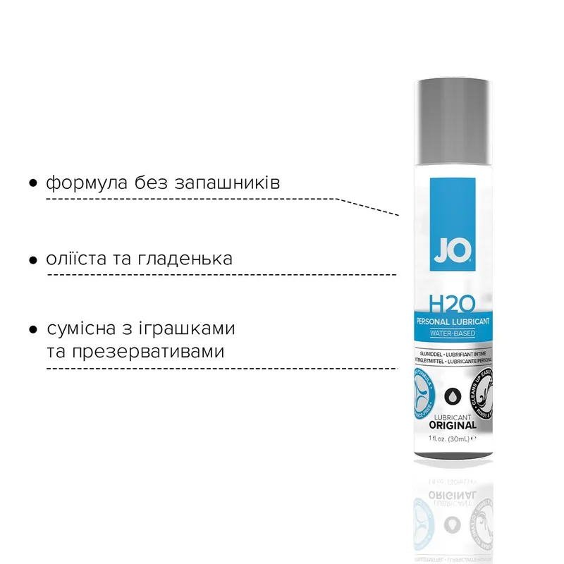 Лубрикант на водній основі JO H2O ORIGINAL, 30 мл