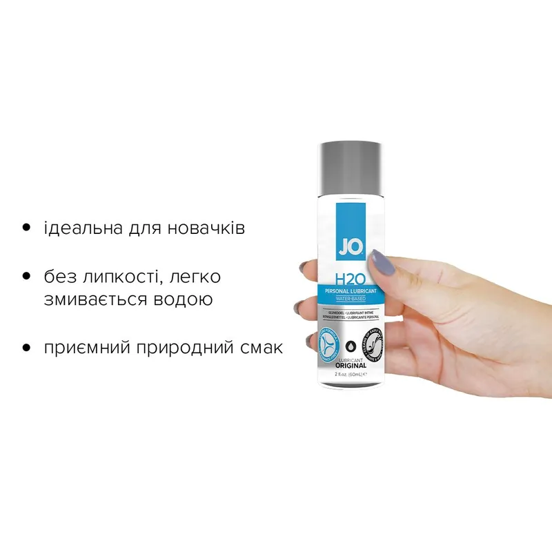 Лубрикант на водній основі JO H2O ORIGINAL, 60 мл