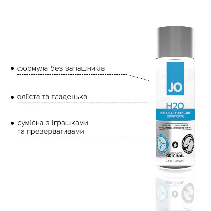 Лубрикант на водній основі JO H2O ORIGINAL, 60 мл
