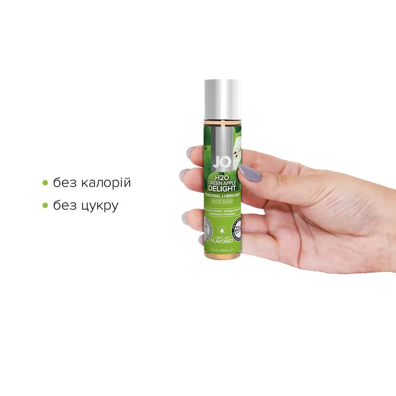 Лубрикант на водній основі JO H2O — Green Apple, 30 мл