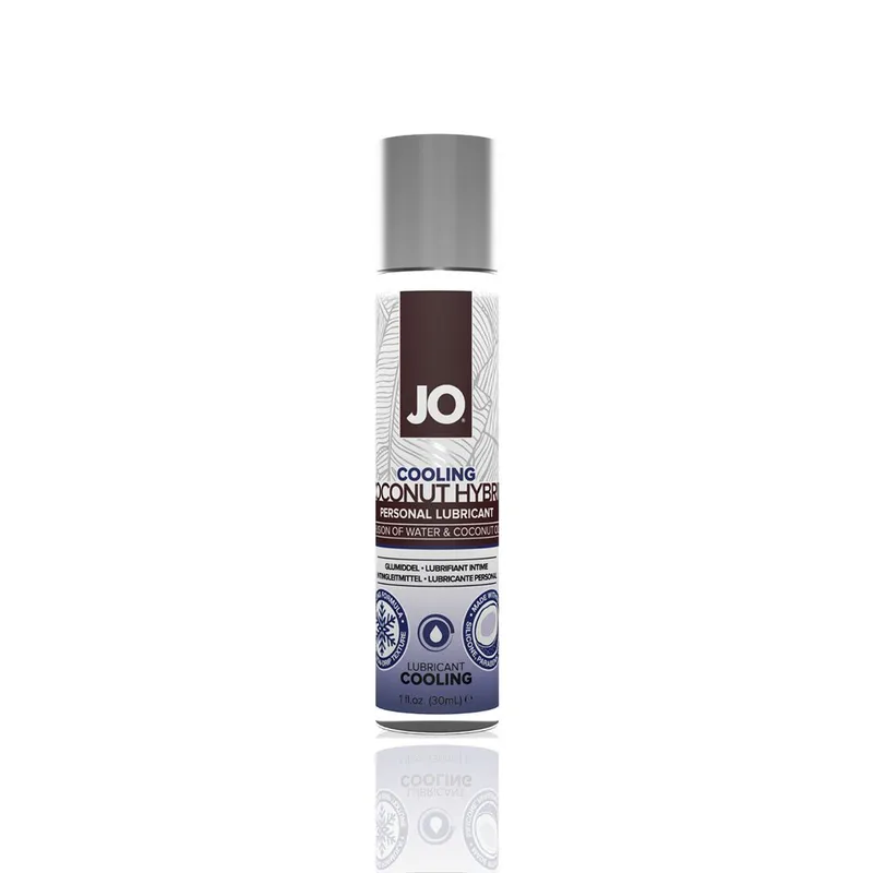 Лубрикант-крем JO Coconut Hybrid COOLING з охолоджувальним ефектом, 30 мл