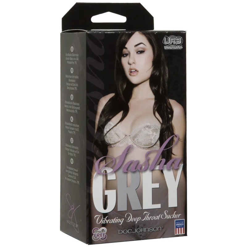 Мастурбатор-ротик Doc Johnson Sasha Grey - Ultraskyn Deep Throat Pocket Pal