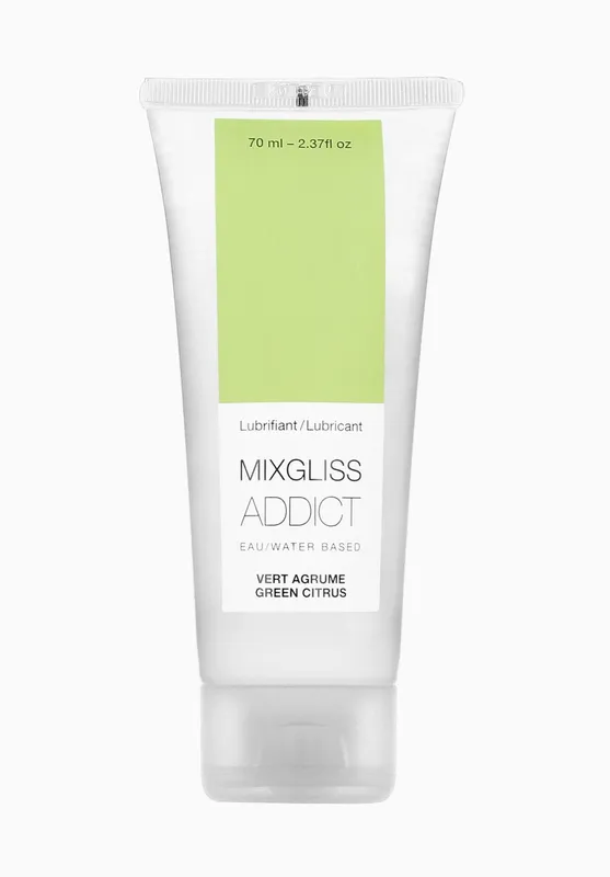 Лубрикант на водній основі MixGliss Addict Green Citrus, лайм (70 мл)