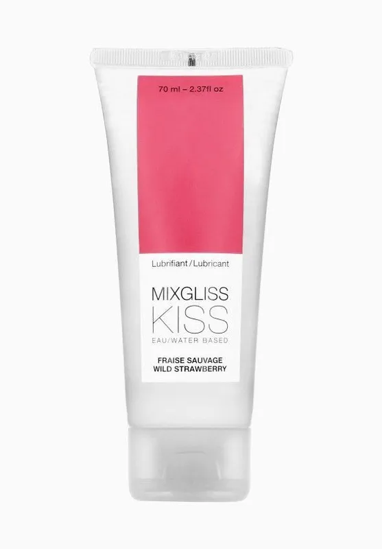 Лубрикант на водній основі MixGliss KISS Wild Strawberry, 70 мл