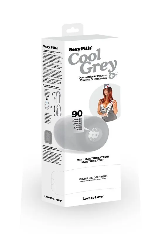 Мастурбатор-пігулка Love To Love SEXY PILLS COOL GREY