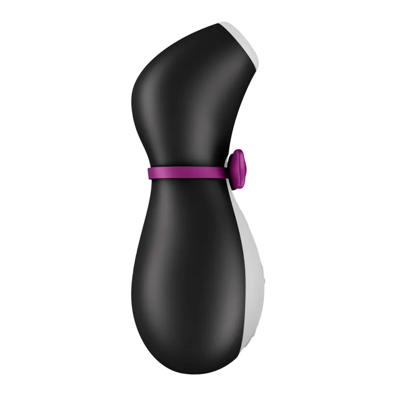Вакуумний кліторальний стимулятор Satisfyer Pro Penguin, чорно-білий