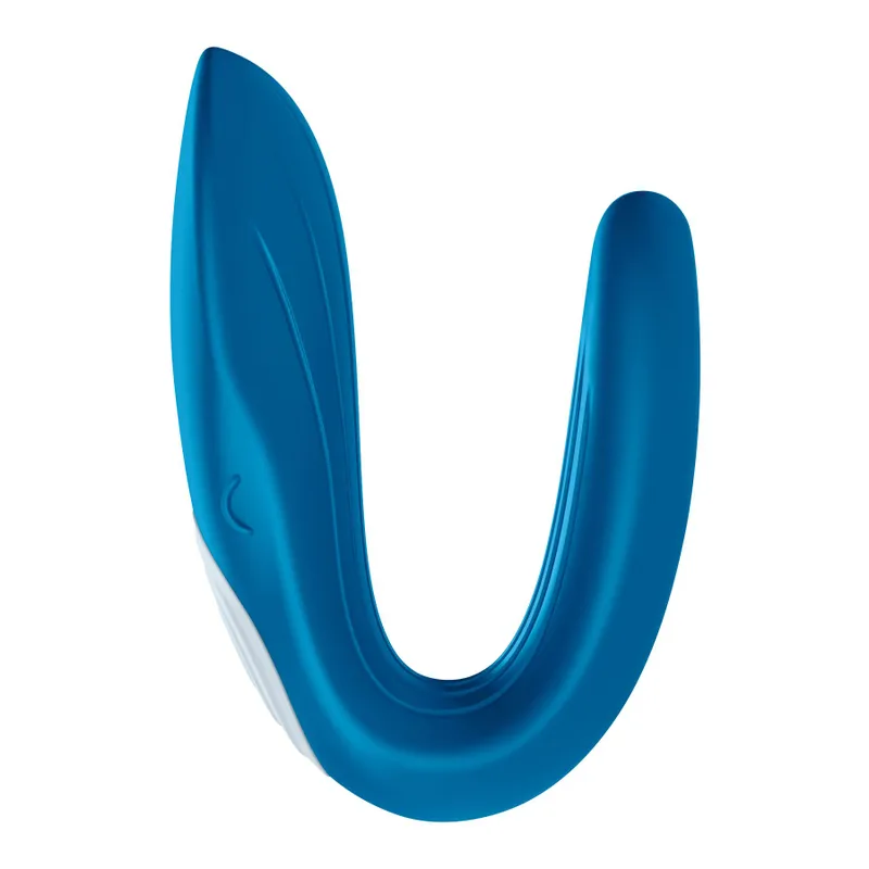Вібратор для пар Satisfyer Double Whale, синій