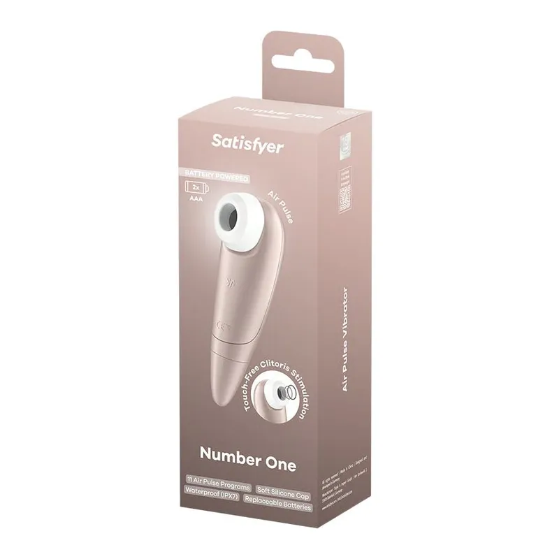Вакуумний кліторальний стимулятор Satisfyer Number One, золотистий