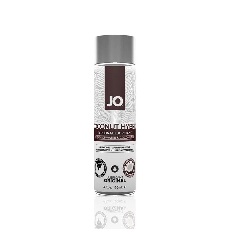 Лубрикант-крем JO Coconut Hybrid ORIGINAL з кокосовою олією, 120 мл