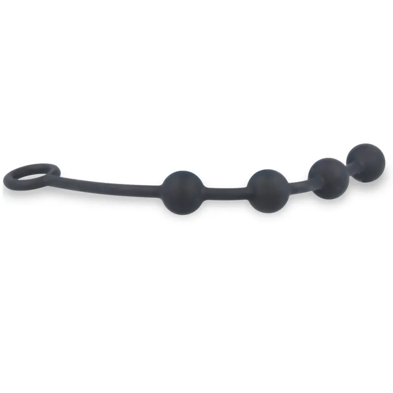 Анальні кульки Nexus Excite Anal Beads, силікон, чорні