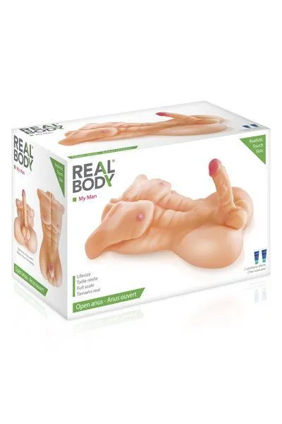 Торс чоловіка Real Body My Man з пенісом та анальним отвором