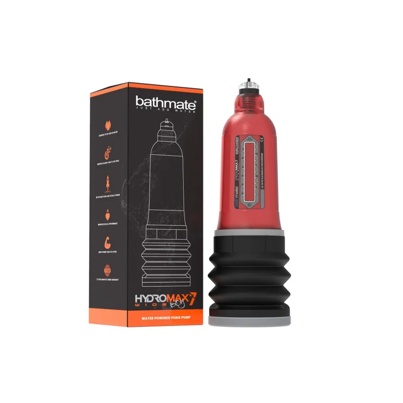 Гідропомпа Bathmate Hydromax 7 Wide Boy Red